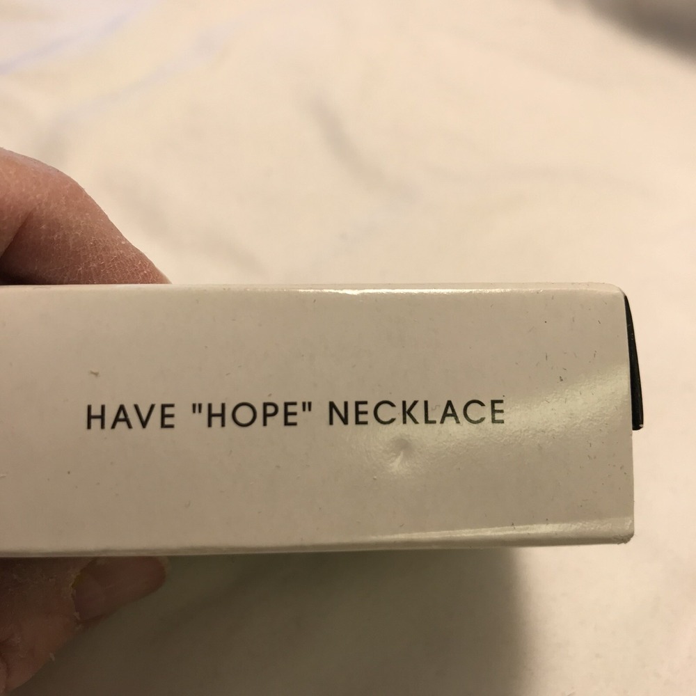 Avon Have "Hope" Necklace Collier Grand Espoir 2009 - Picture 4 of 12